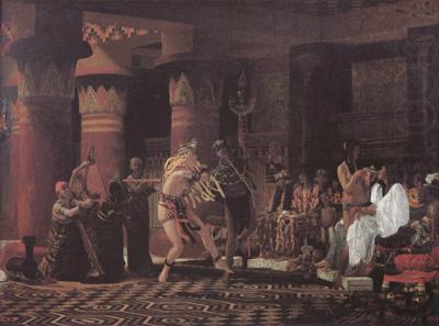 Pastimes in Ancient Egypt 3000 Years Ago (mk23), Alma-Tadema, Sir Lawrence